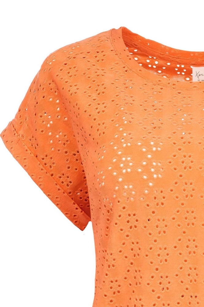 BRISIA AJOUR KNIT 25S4U15502 402 coral